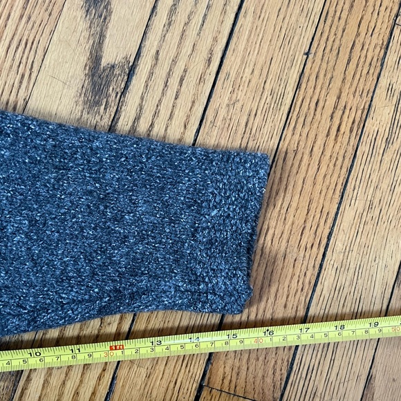 Vintage Silk Wool Blend Cardigan Grey - Large - Picture 3 of 5